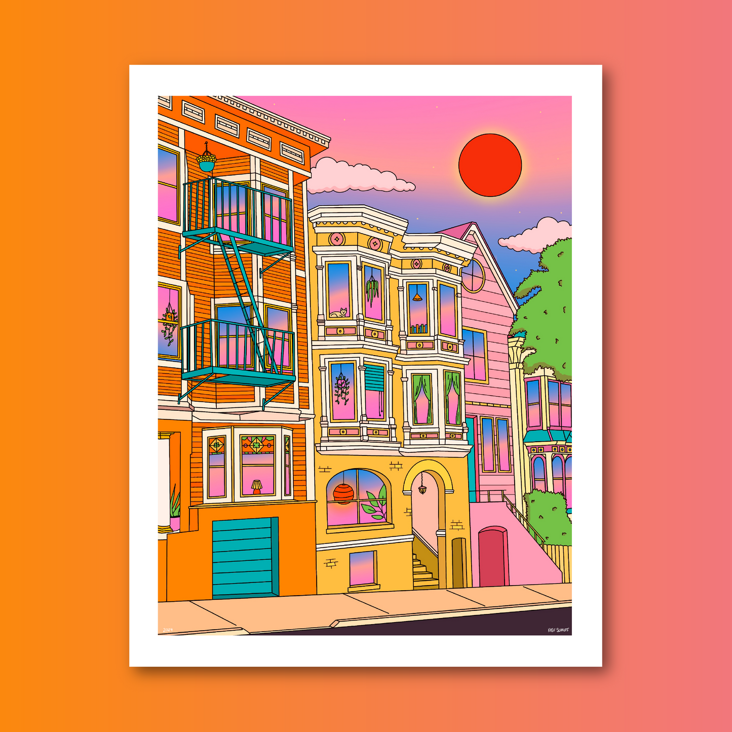 Lower Haight Print (San Francisco)