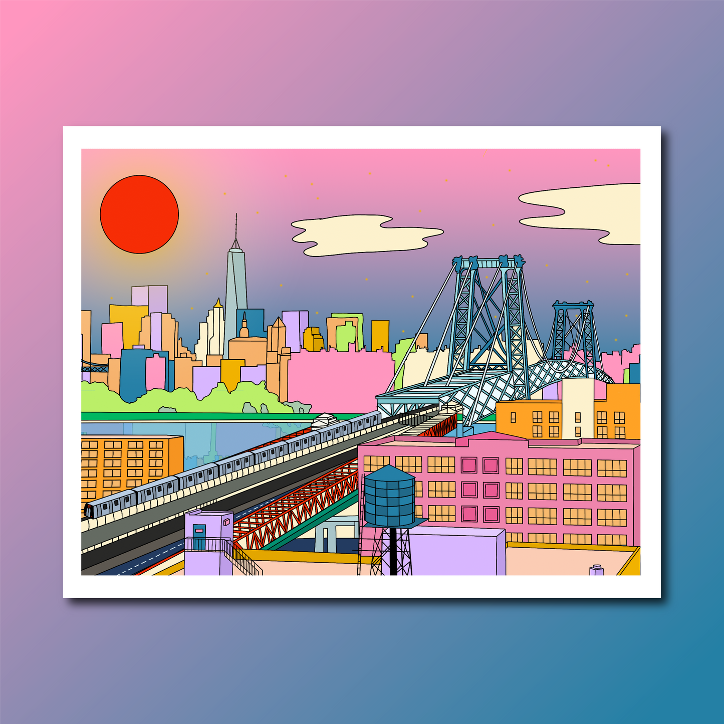 Williamsburg Bridge Print (NYC)