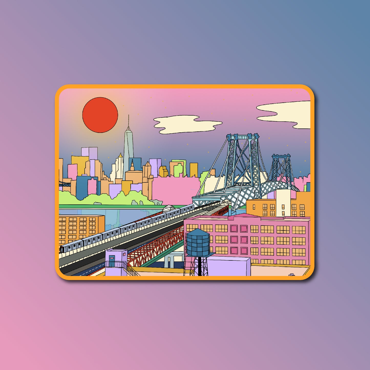 Williamsburg Bridge Sticker