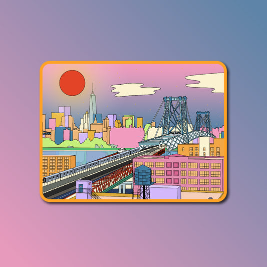 Williamsburg Bridge Sticker